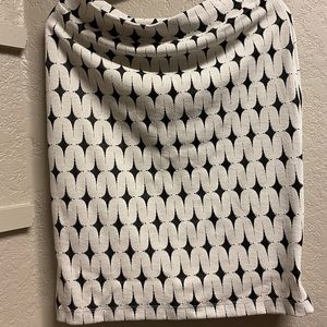 Black & White Pencil Skirt